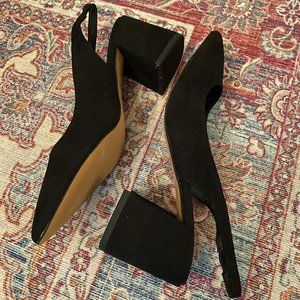 ASOS Black Slingback Heels